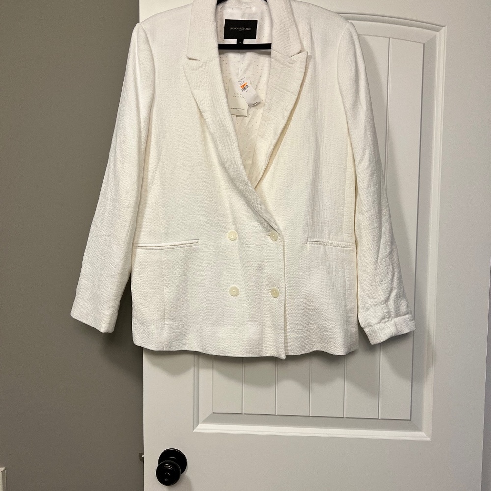 Banana Republic cotton blazer